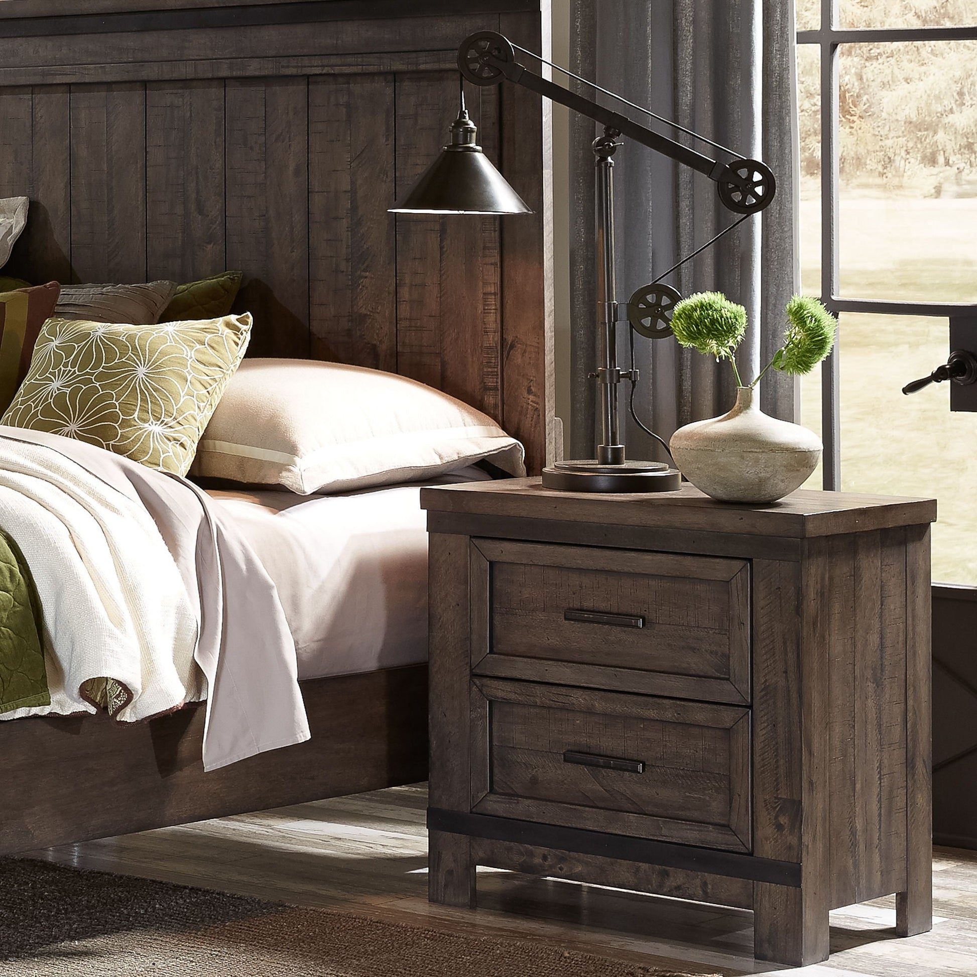 Liberty Furniture Thornwood Hills - Nightstand - Dark Brown | Meri Furniture