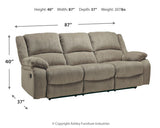 Ashley Furniture Draycoll - Reclining Sofa | Meri Furniture