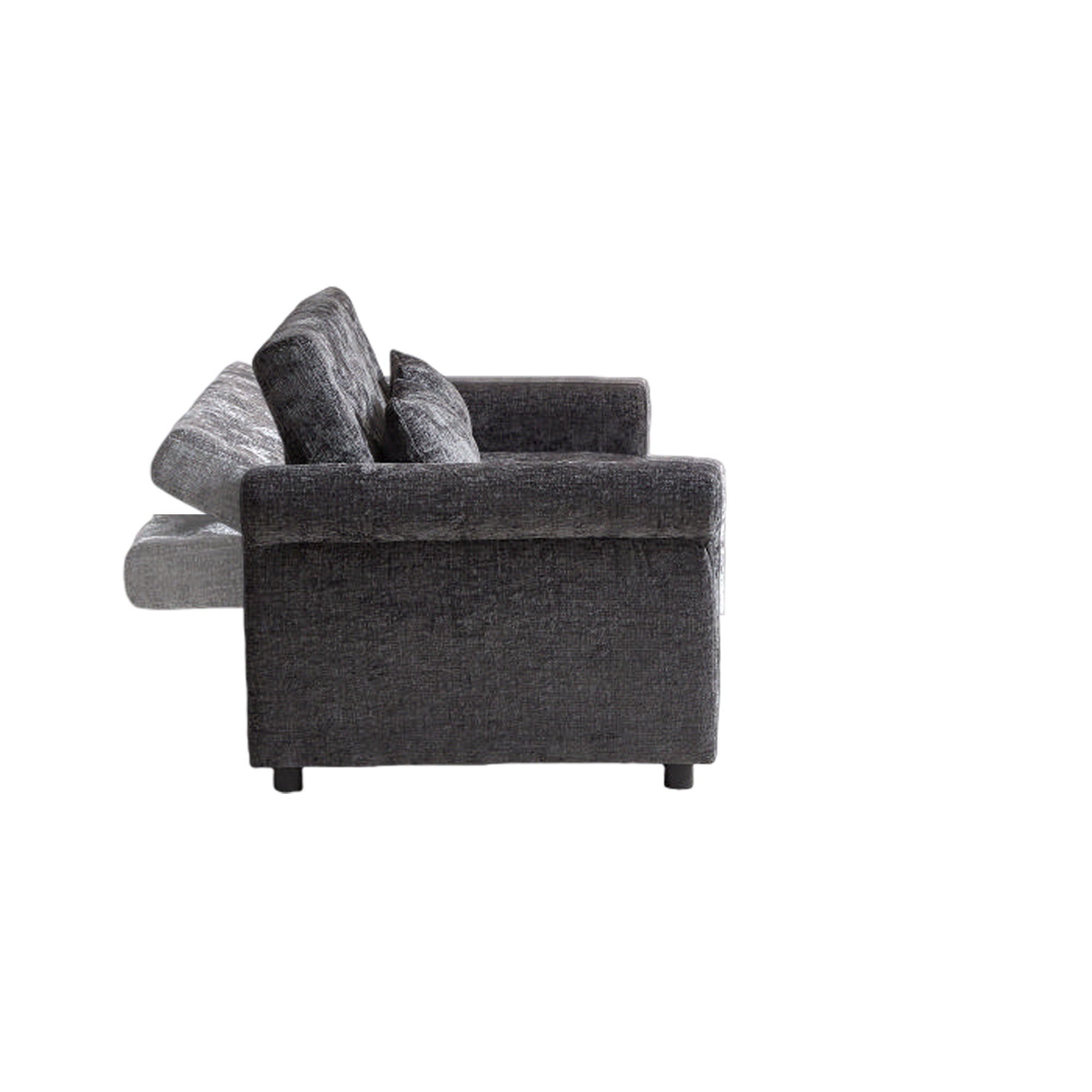 Loveseat Sofa Bed, Pull - Out Couch Sleeper & 2 Pillows