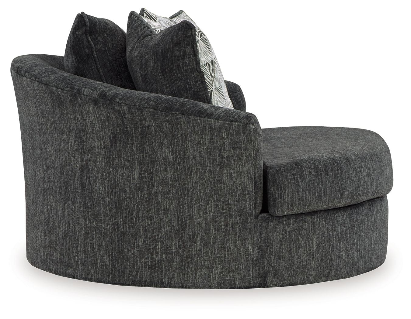 Ashley Furniture Biddeford - Shadow - Oversized Swivel Accent Chair | Meri Furniture