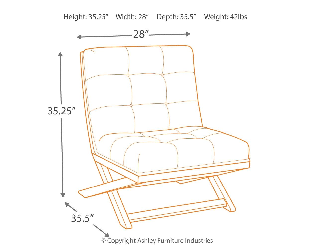 Ashley Furniture Sidewinder - Accent Chair | Meri Furniture