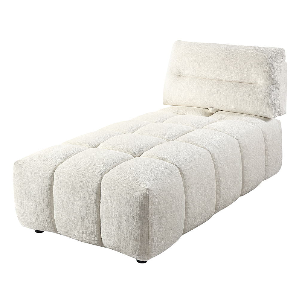 ACME Loanna - Modular Chaise - White | Meri Furniture