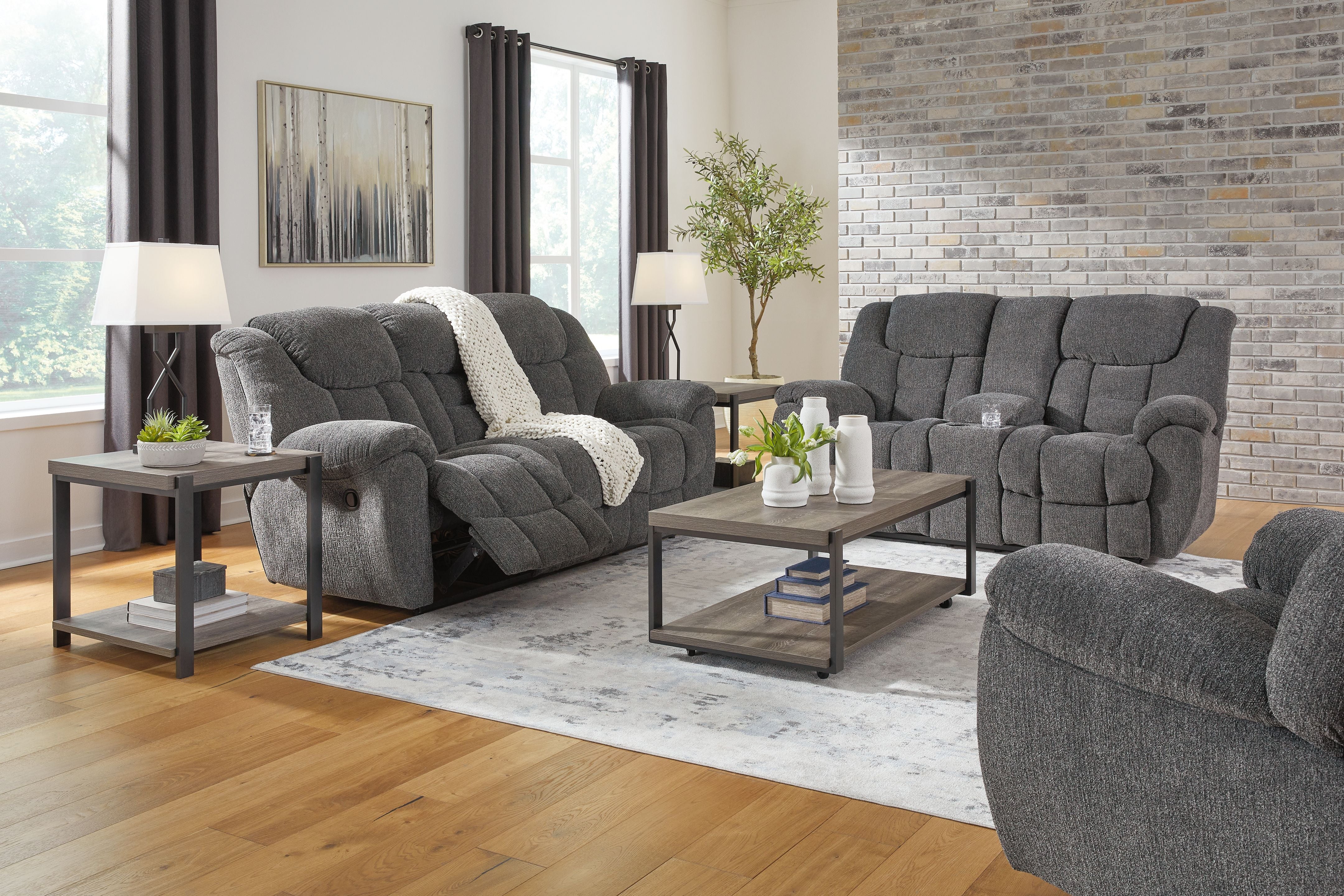 Signature Design by Ashley® Foreside - Reclining Living Room Set | Meri Furniture