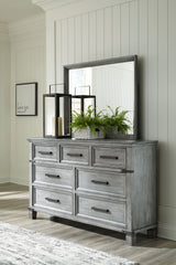 Russelyn - Gray - Dresser, Mirror