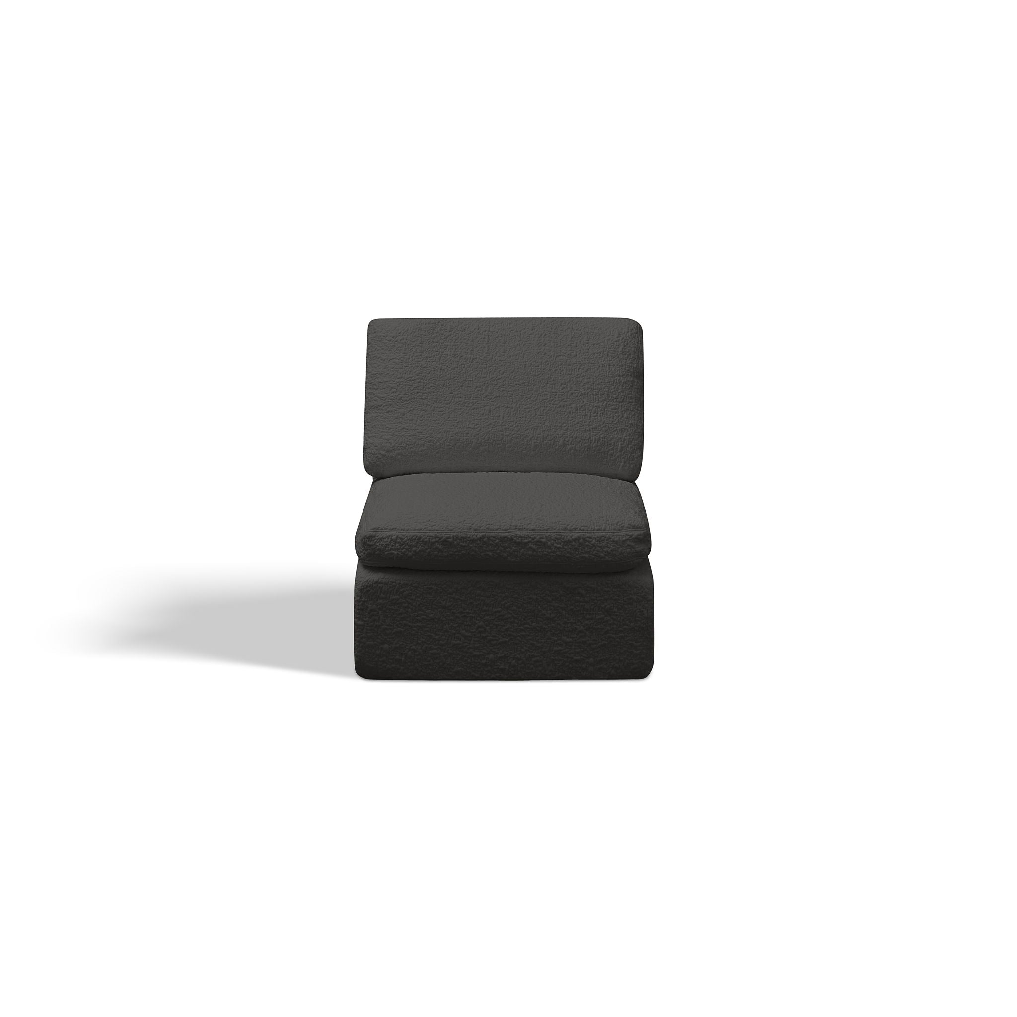 Cloud Sectional Couch, Convertible With Ottoman, 3 Seater Modular Design