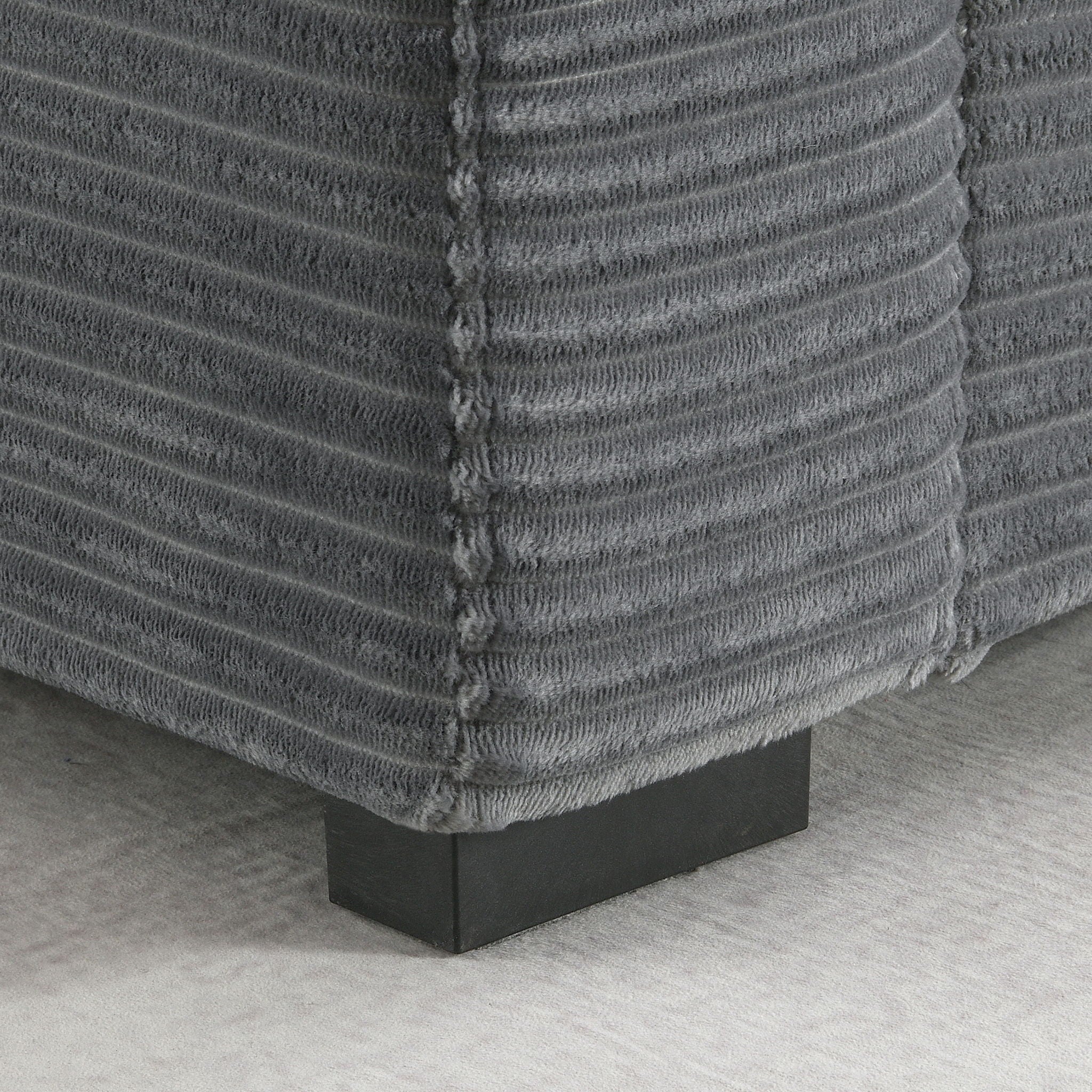 Convertible L Shaped Sectional Corner Couch With Armrest Storage Cup Holders USB Charger, Irregular Corner Oversized Comfy Modular Sofa