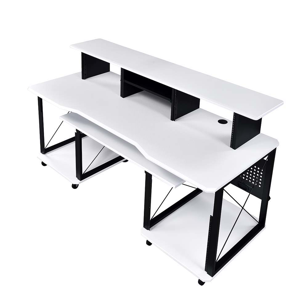 Bigger and better than ever, the Megara music desk is a great option for aspiring artists or producers.