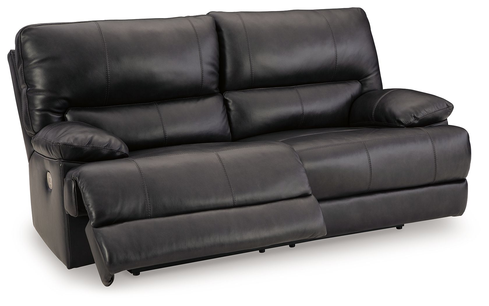 Signature Design by Ashley® Mountainous - Eclipse - 2 Seat Power Reclining Sofa With Adj Headrest | Meri Furniture