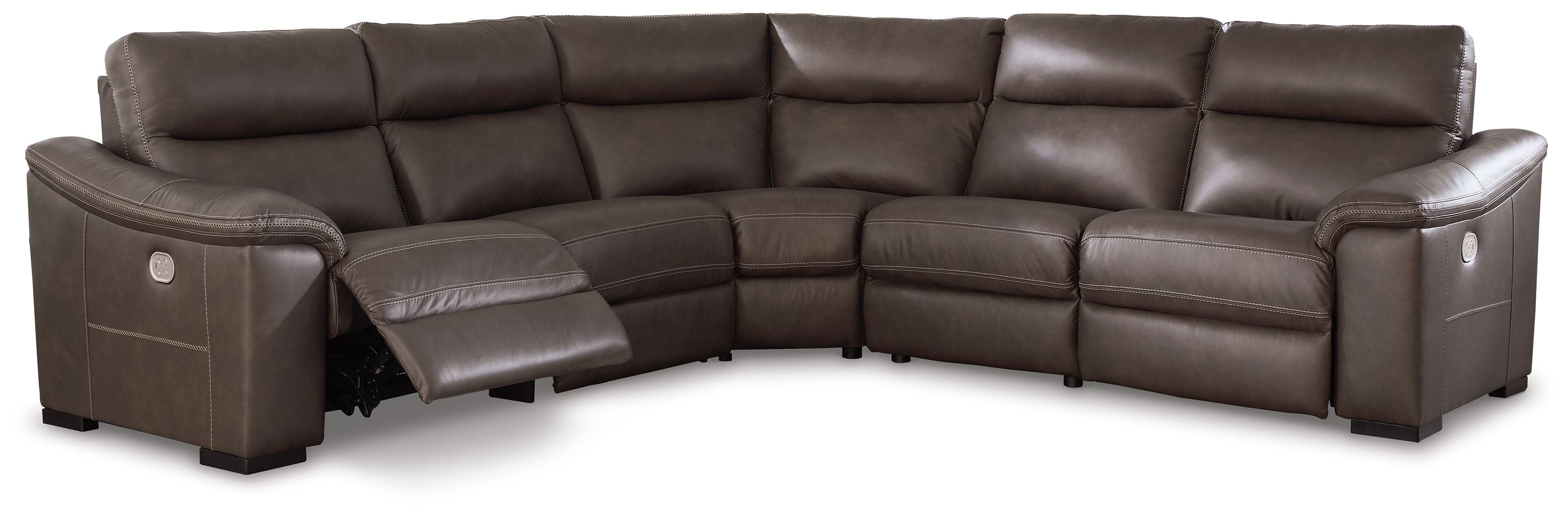 Signature Design by Ashley® Salvatore - Power Reclining Sectional | Meri Furniture