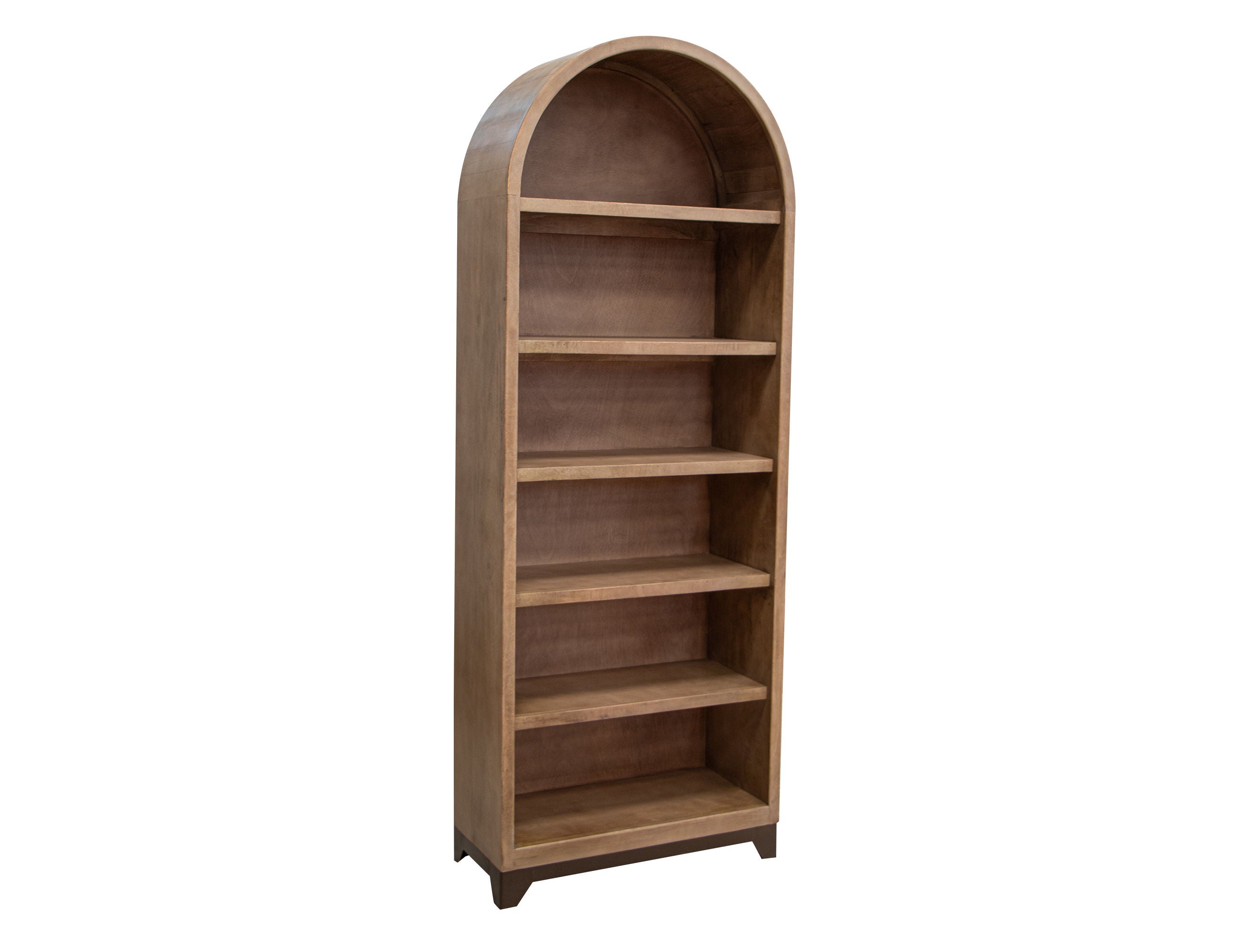 International Furniture Direct Natural Parota - Bookcase - Brown Cappuccino | Meri Furniture