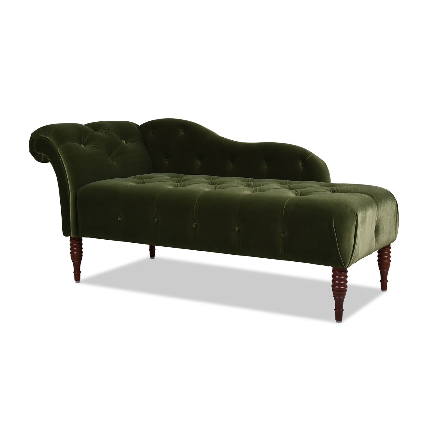 Samuel - Tufted Roll Arm Chaise Lounge