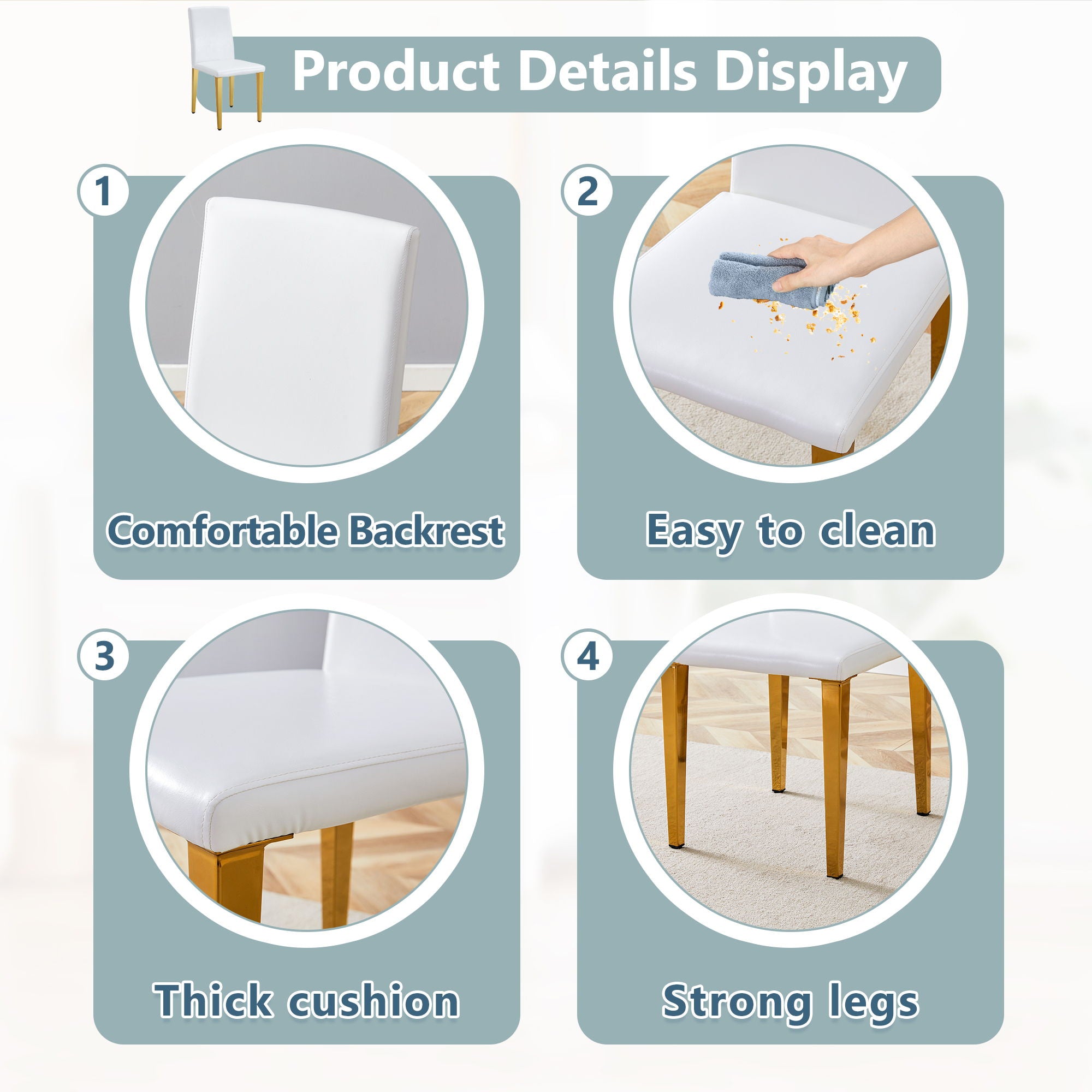 Modern Dining Chairs With Metal Legs