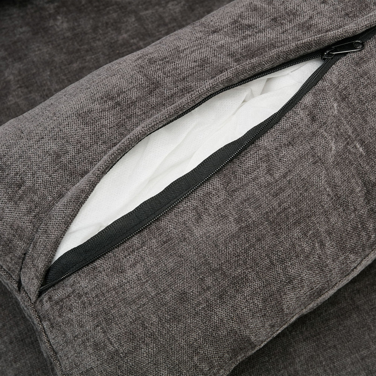 Cozy Upholstered Cushion Armchair For Living Room