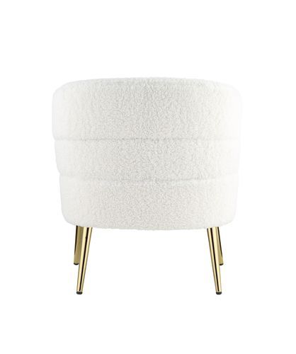 Trezona - Accent Chair - White Teddy Sherpa