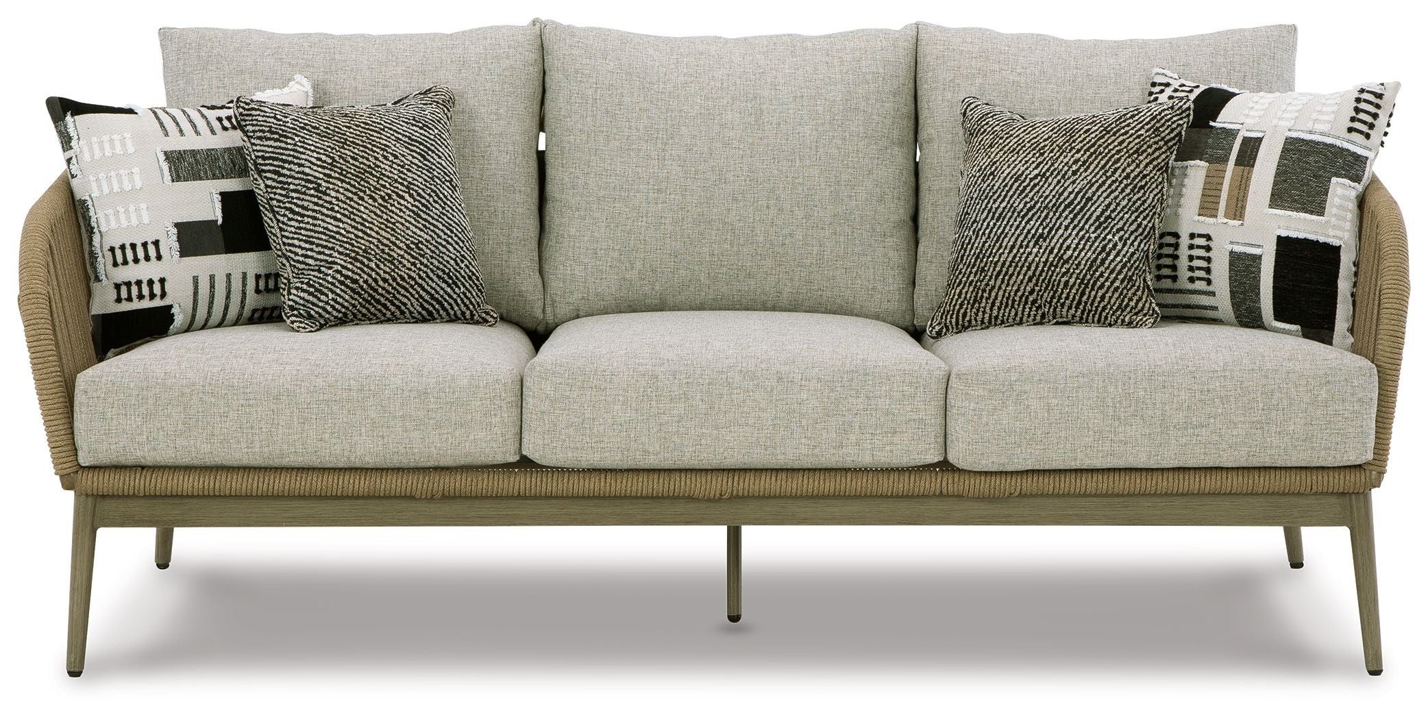 Signature Design by Ashley® Swiss Valley - Beige - Sofa With Cushion | Meri Furniture