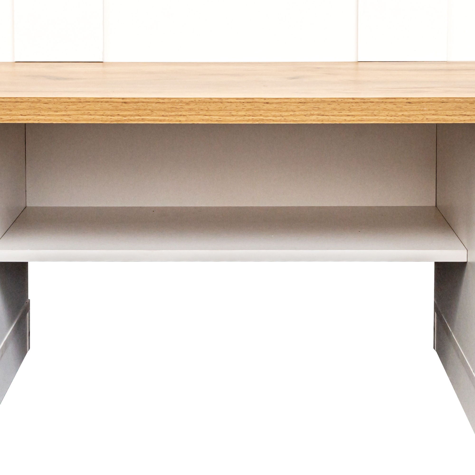 Farmhouse 4 In 1 Hall Tree With Wood Grain Bench And Top