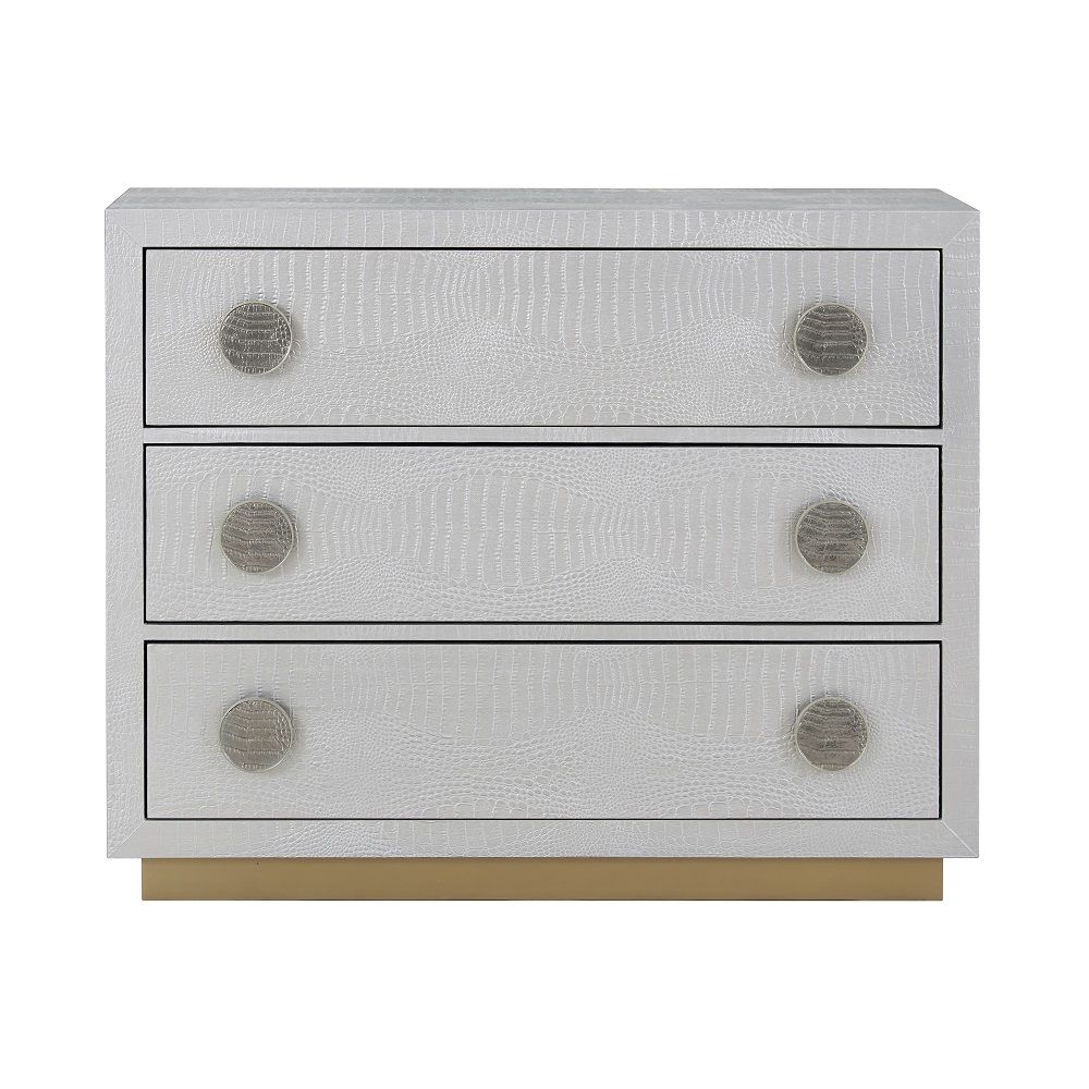 ACME Anpu - Console Cabinet - Silver | Meri Furniture