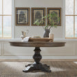 Liberty Furniture Americana Farmhouse - Optional Pedestal Table - Dark Brown | Meri Furniture