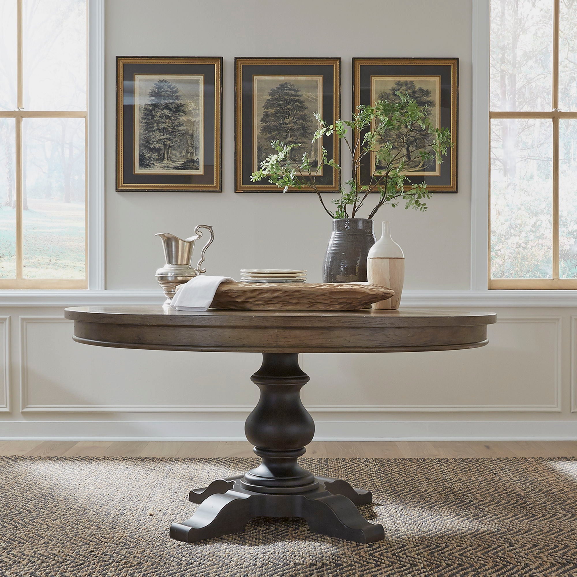 Americana Farmhouse - Pedestal Table