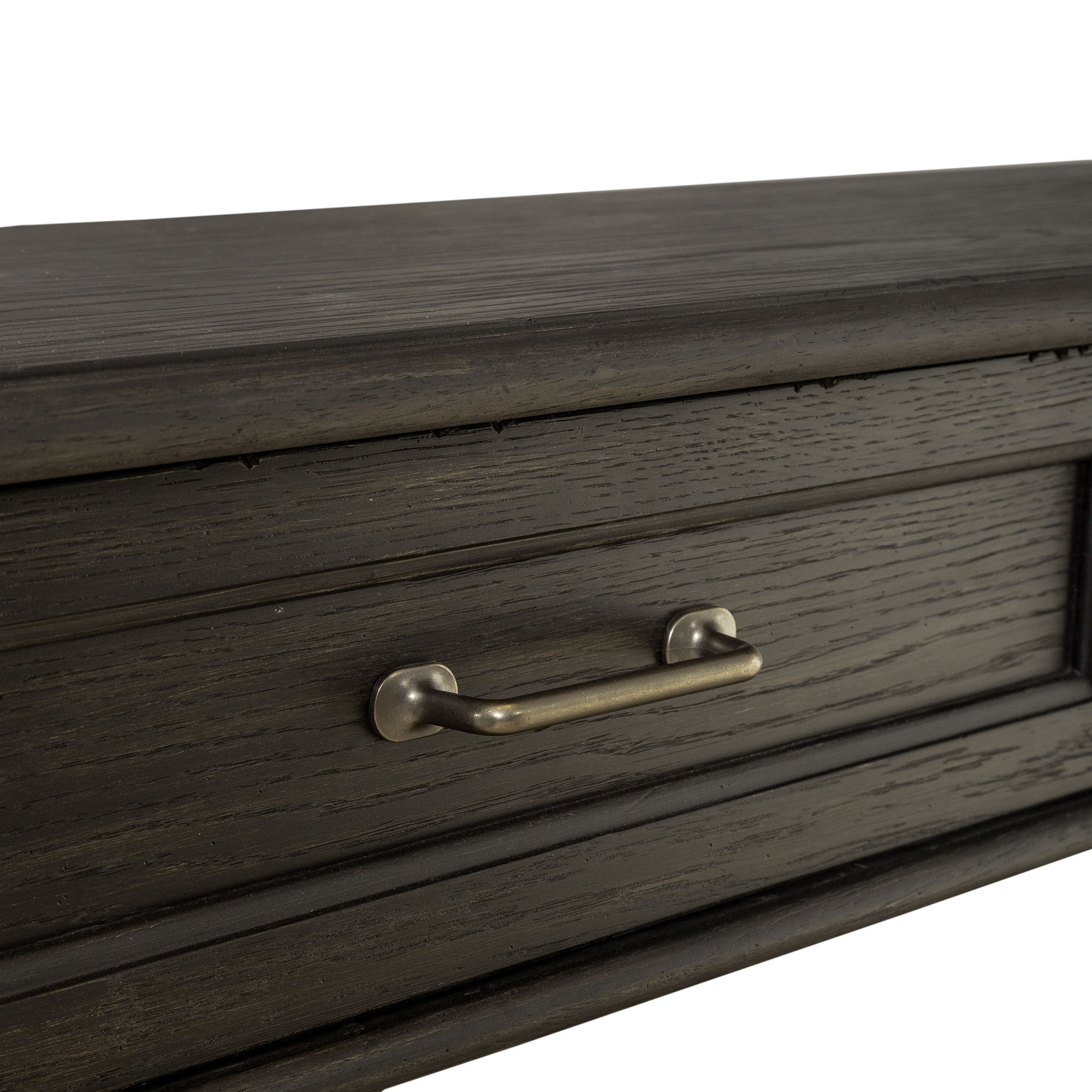 Mill Creek - 2 Drawer Sofa Table - Dark Brown