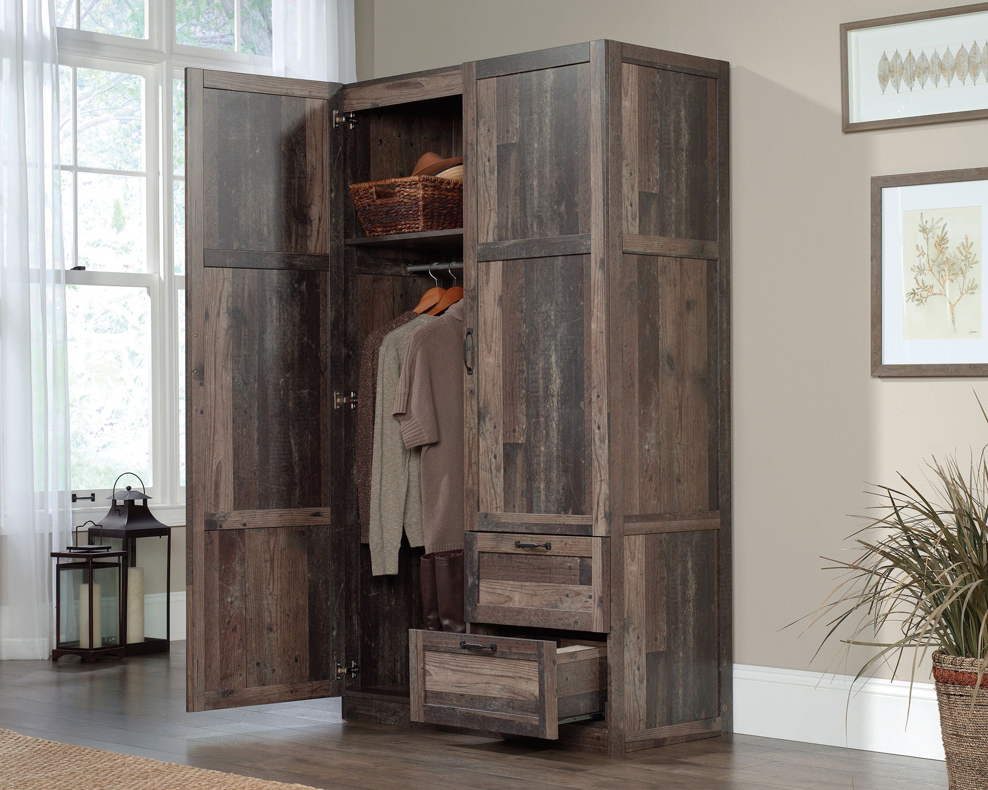Wardrobe/Storage Cabinet Reclaimed Pine