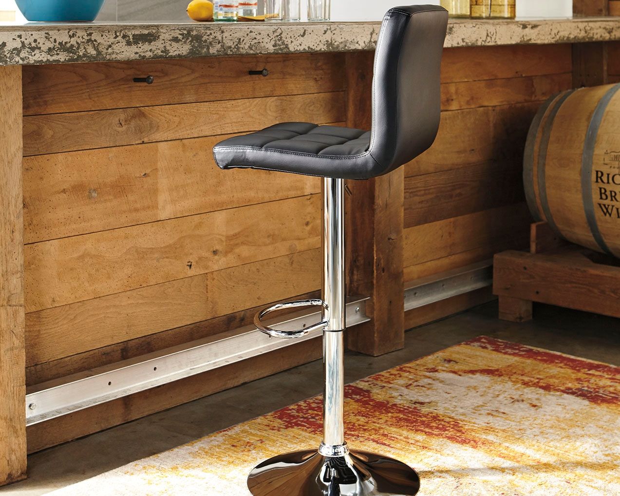 Signature Design by Ashley® Bellatier - Adjustable Height Barstool (Set of 2) | Meri Furniture