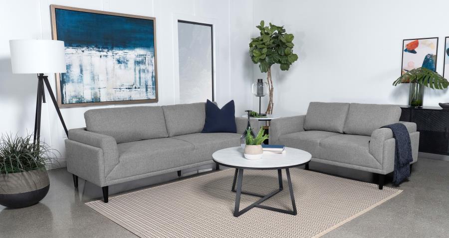 Coaster Fine Furniture Rilynn - Upholstered Track Arm Sofa Set | Meri Furniture