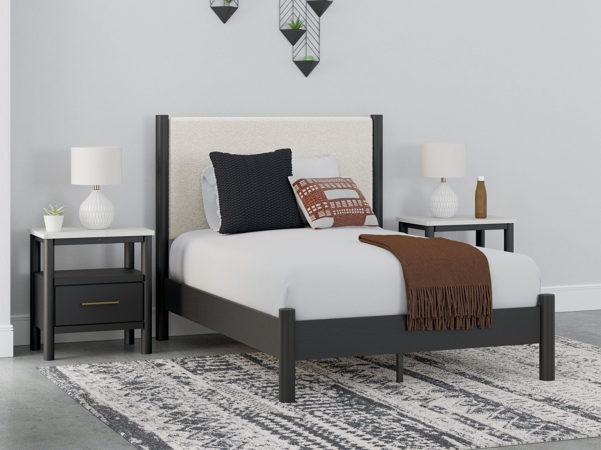 Signature Design by Ashley® Cadmori - Upholstered Panel Bed | Meri Furniture