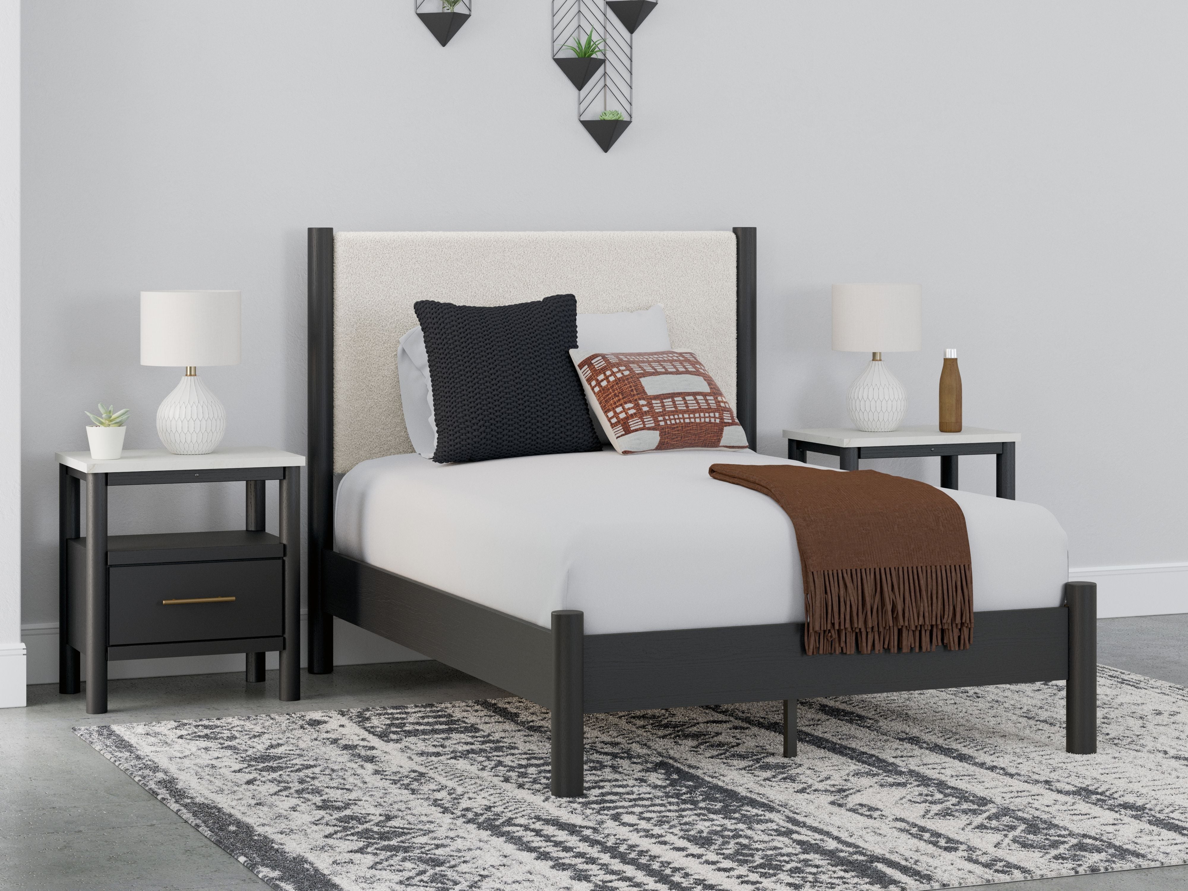 Signature Design by Ashley® Cadmori - Upholstered Panel Bed | Meri Furniture