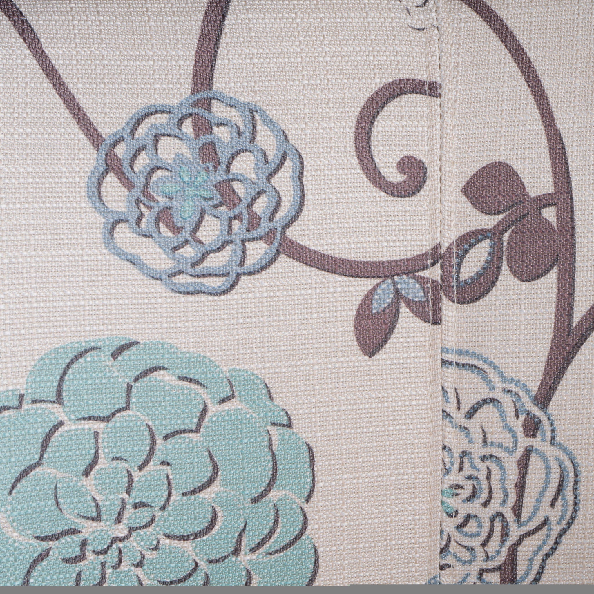 Club Chair With Floral Pattern And Solid Wood Legs - Multi Color