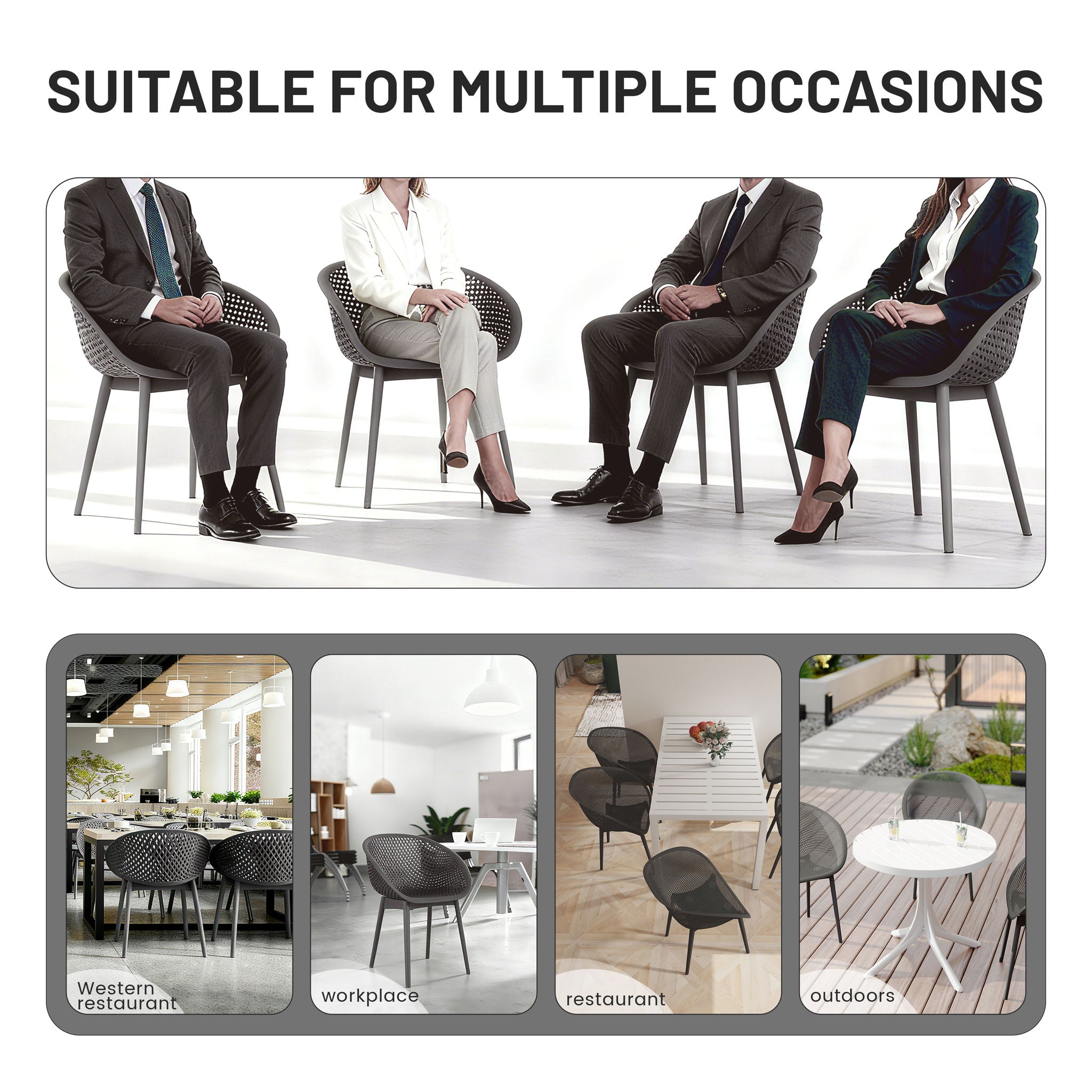2 Pack Lounge Chair Set & Folding Square Table