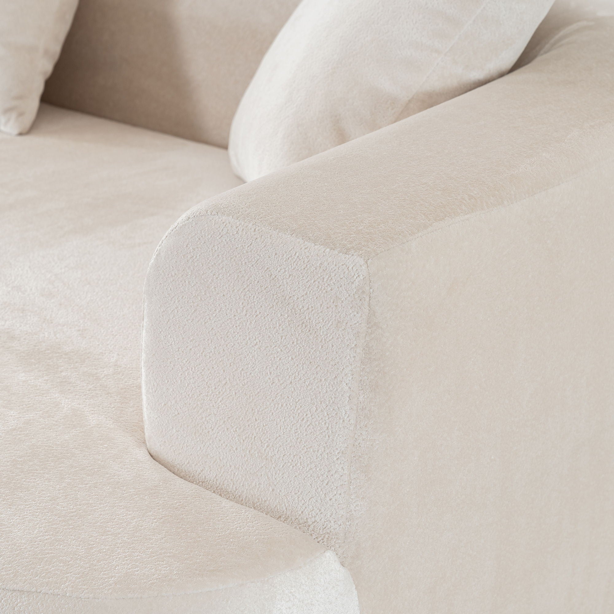 Modular Sectional Sofa With L Shape Chaise With Deep Seat