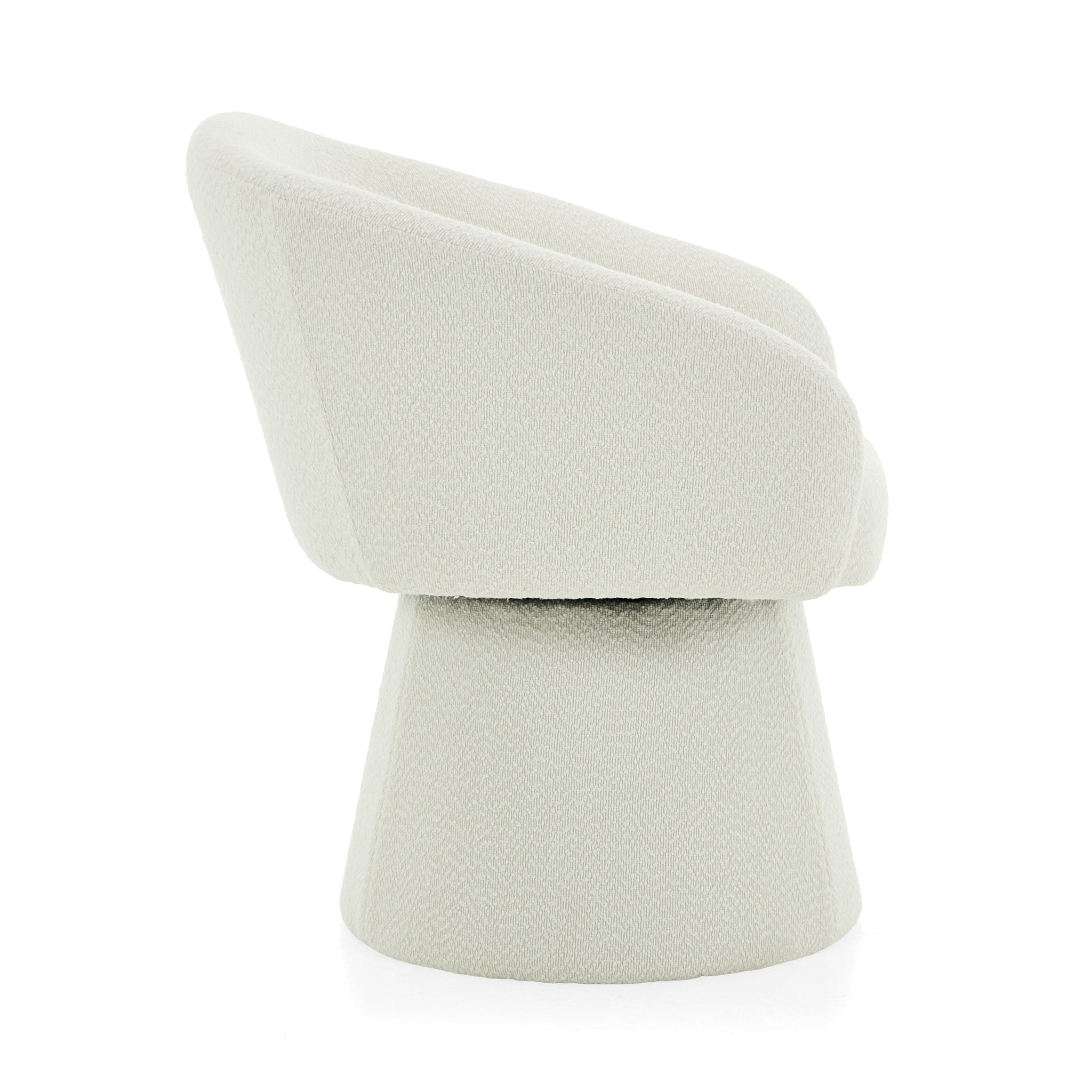Modern Swivel Accent Chair With Ergonomic Barrel Design
