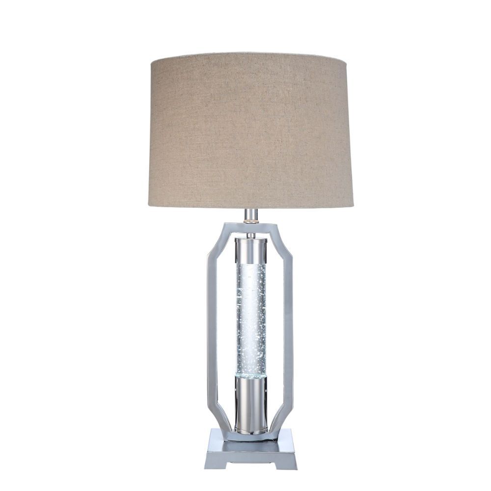 ACME Cici - Table Lamp - Chrome - 28" | Meri Furniture