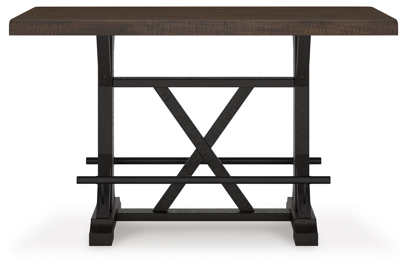 Signature Design by Ashley® Valebeck - Rect Dining Room Counter Table With Wine Rack | Meri Furniture