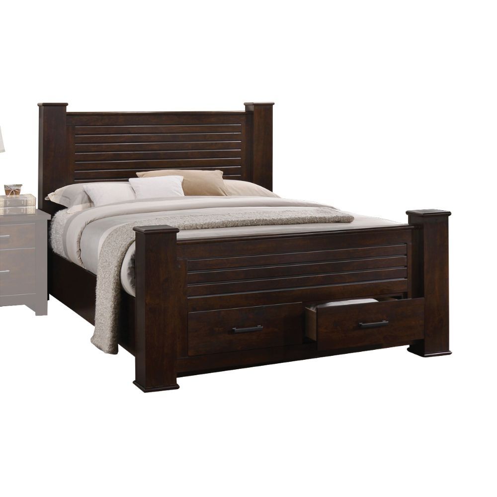 ACME Panang - Bed w/Storage | Meri Furniture