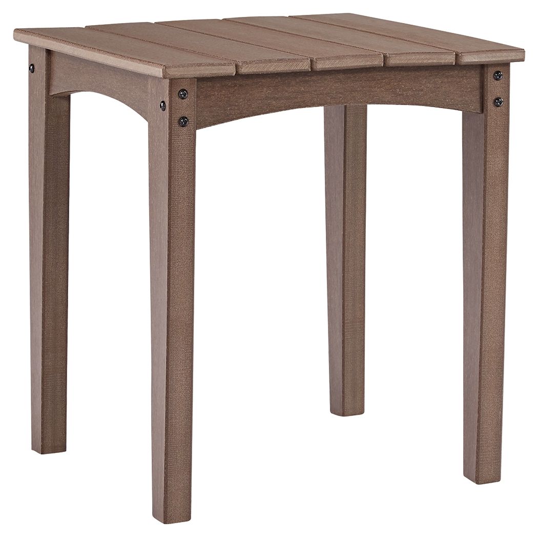 Signature Design by Ashley® Emmeline - Brown - Square End Table | Meri Furniture
