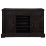 Phelps - 2 Door Sideboard Buffet Cabinet - Distressed Noir