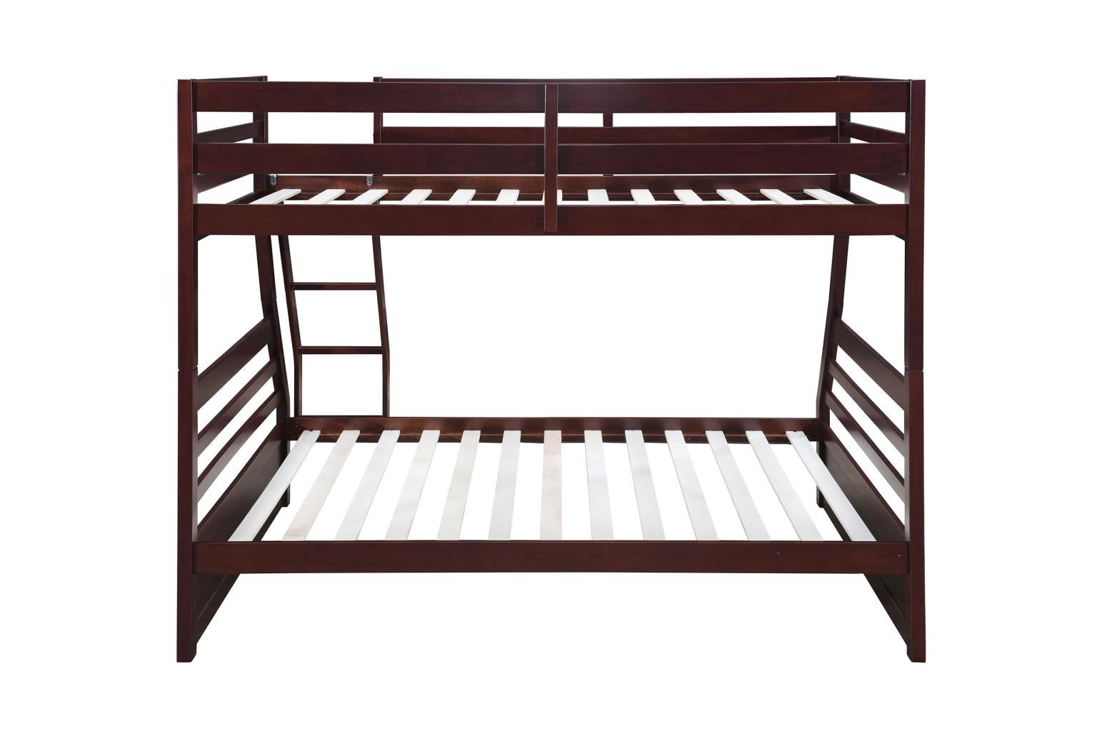 S091 - Twin / Full Bunk Bed - Brown