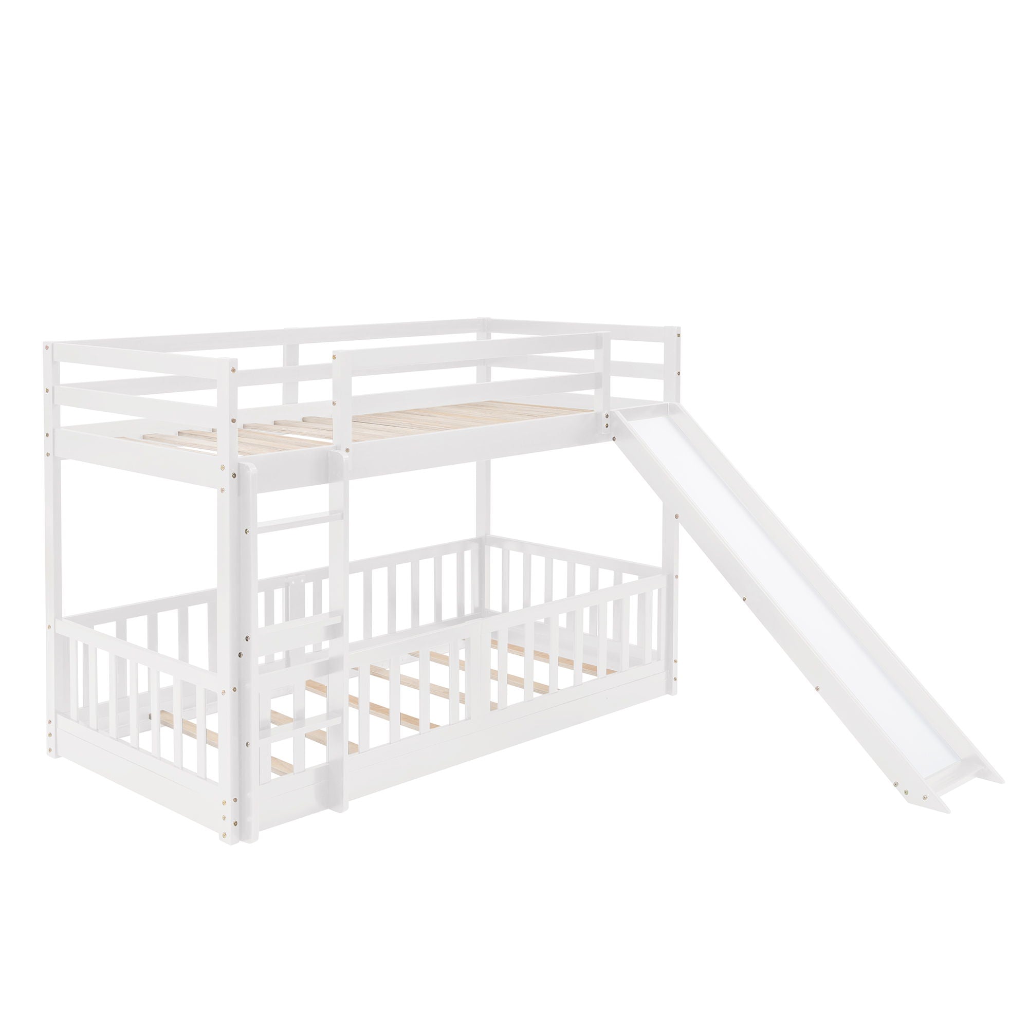 Functional Bunk Bed & Convertible Ladder And Slide
