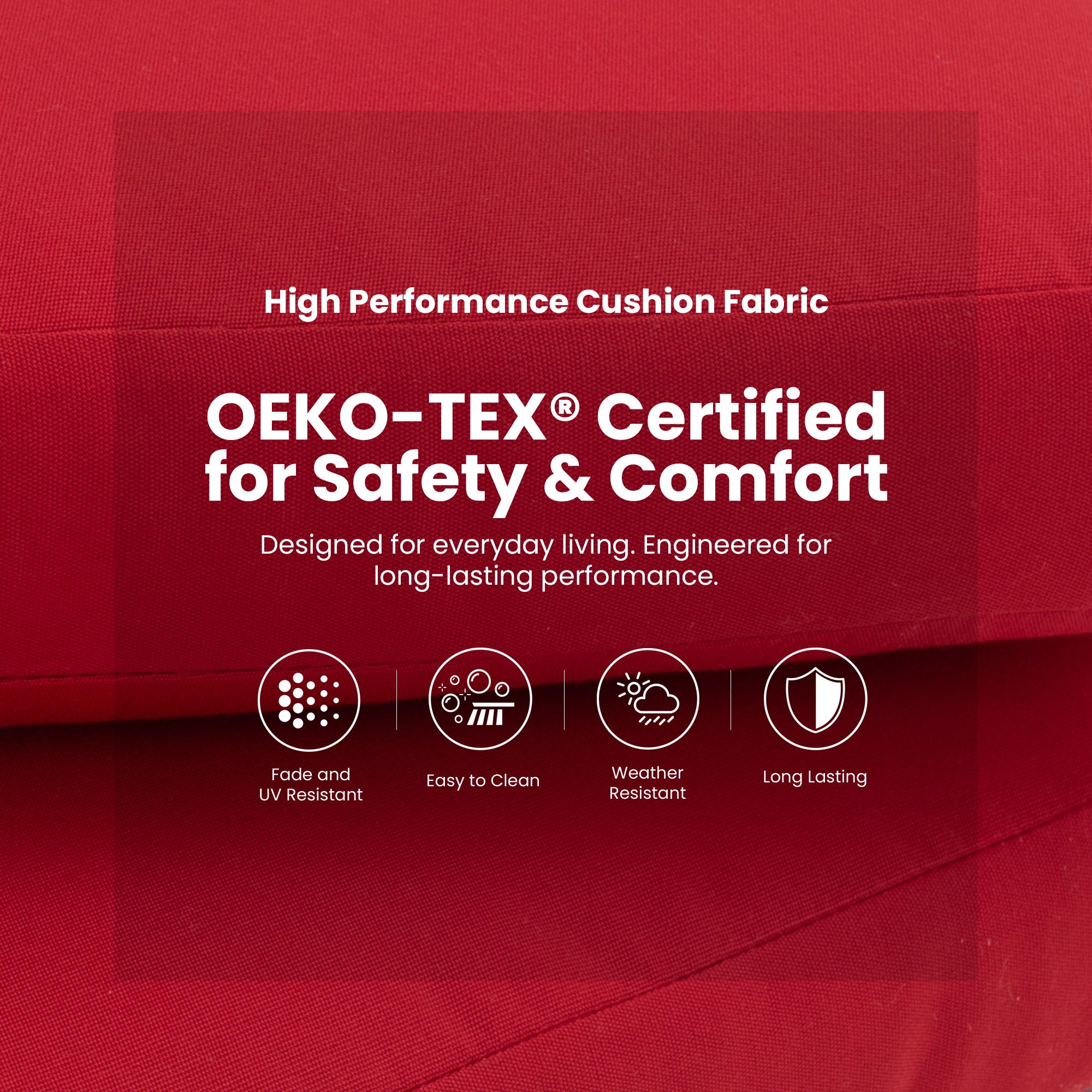 Outdoor Swivel Bar Chairs, 360 Degree Rotation, Ergonomic Backrest (Set of 2)