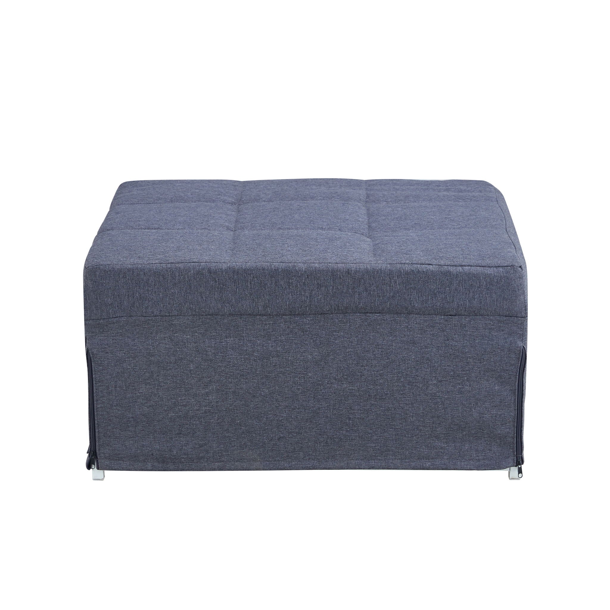 Modern Convertible Sofa Bed 4 In 1 Folding Ottoman Sleeper With Adjustable Backrest