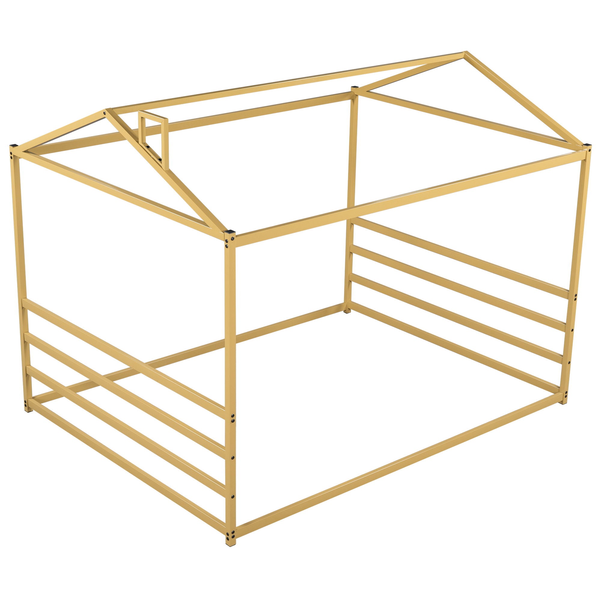 Metal House Shape Platform Bed