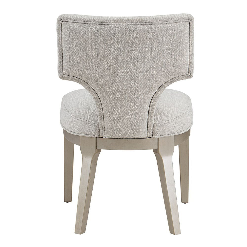 Kasa - Side Chair Set of 2) - Linen & Champagne