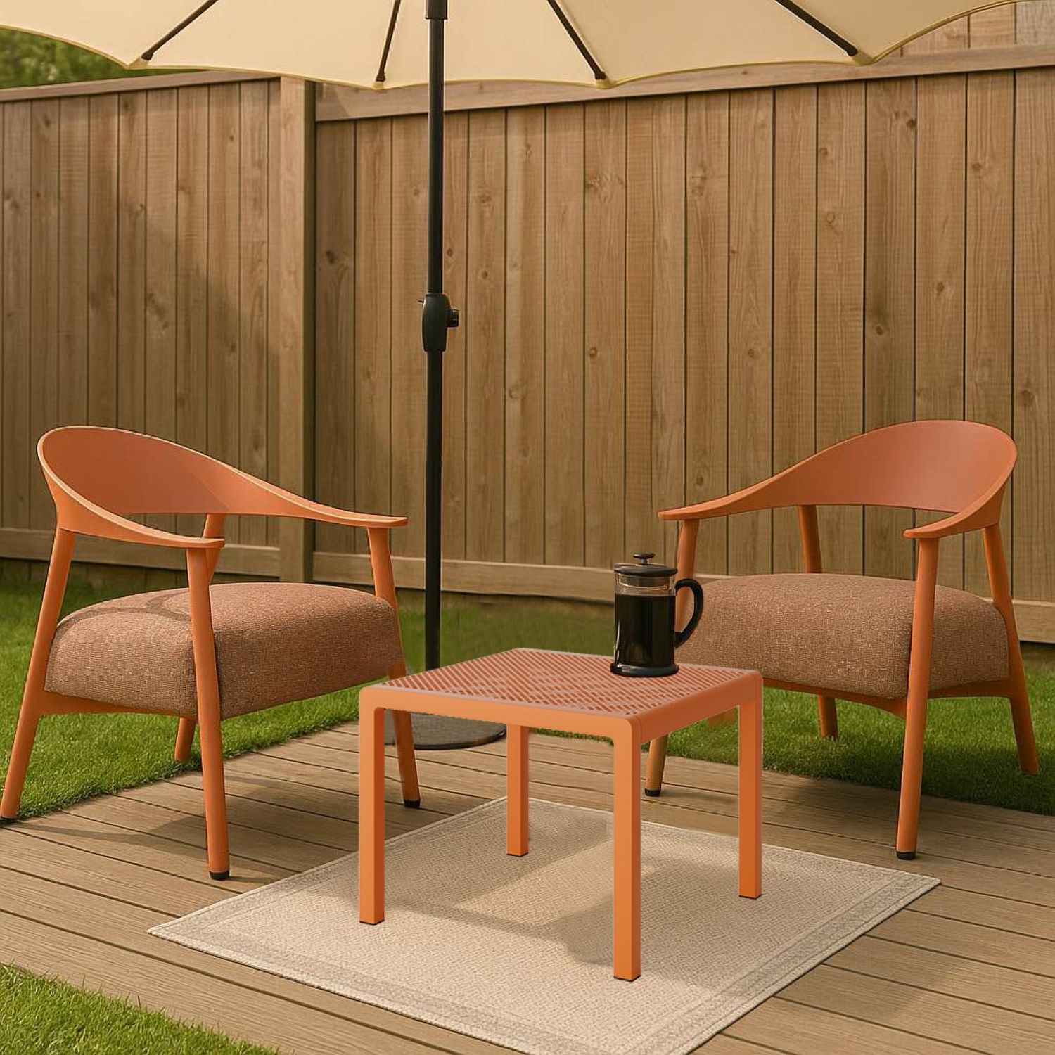 Furniture Set With Seat Cushions, Sturdy And Durable