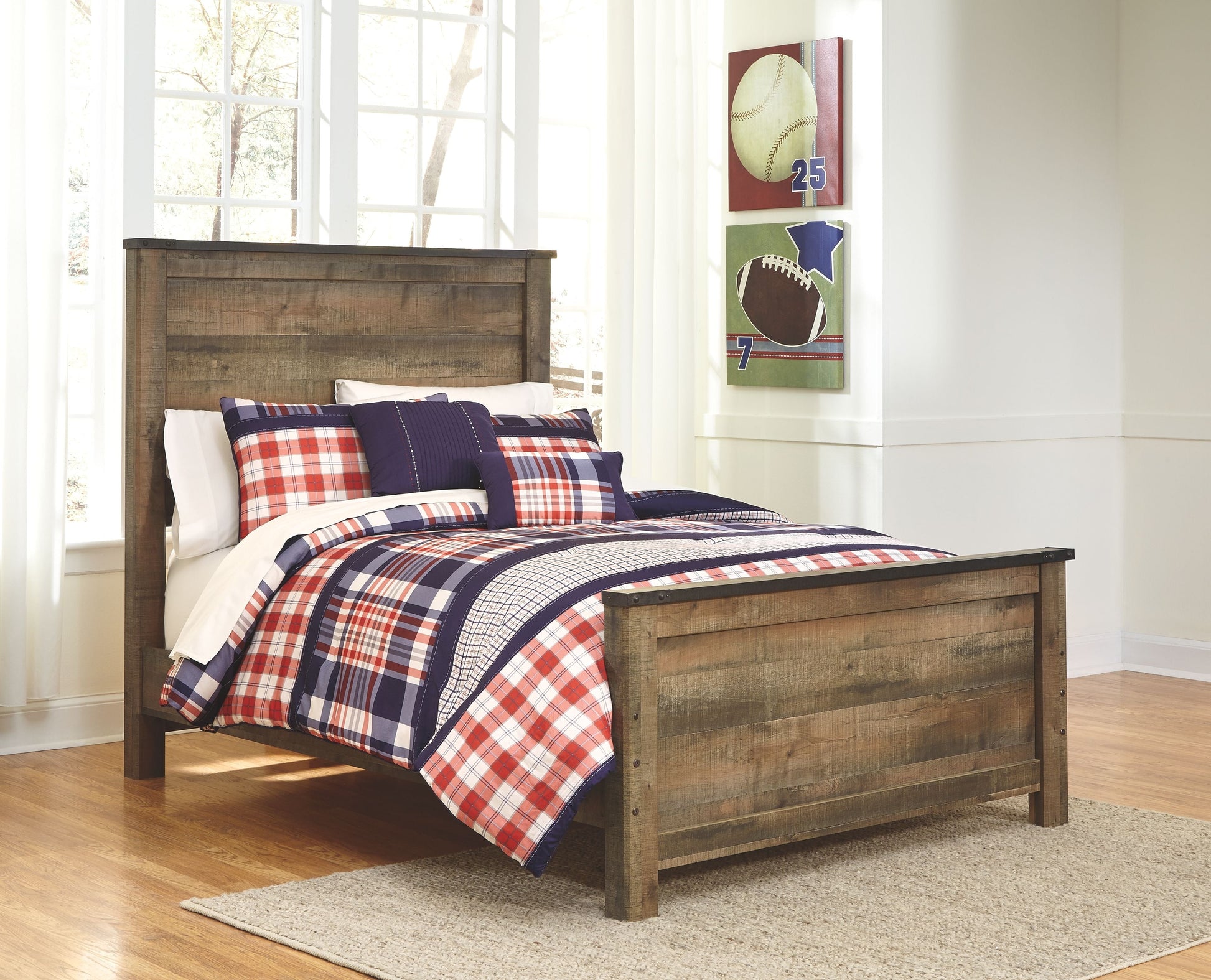 Signature Design by Ashley® Trinell - Panel Bed | Meri Furniture