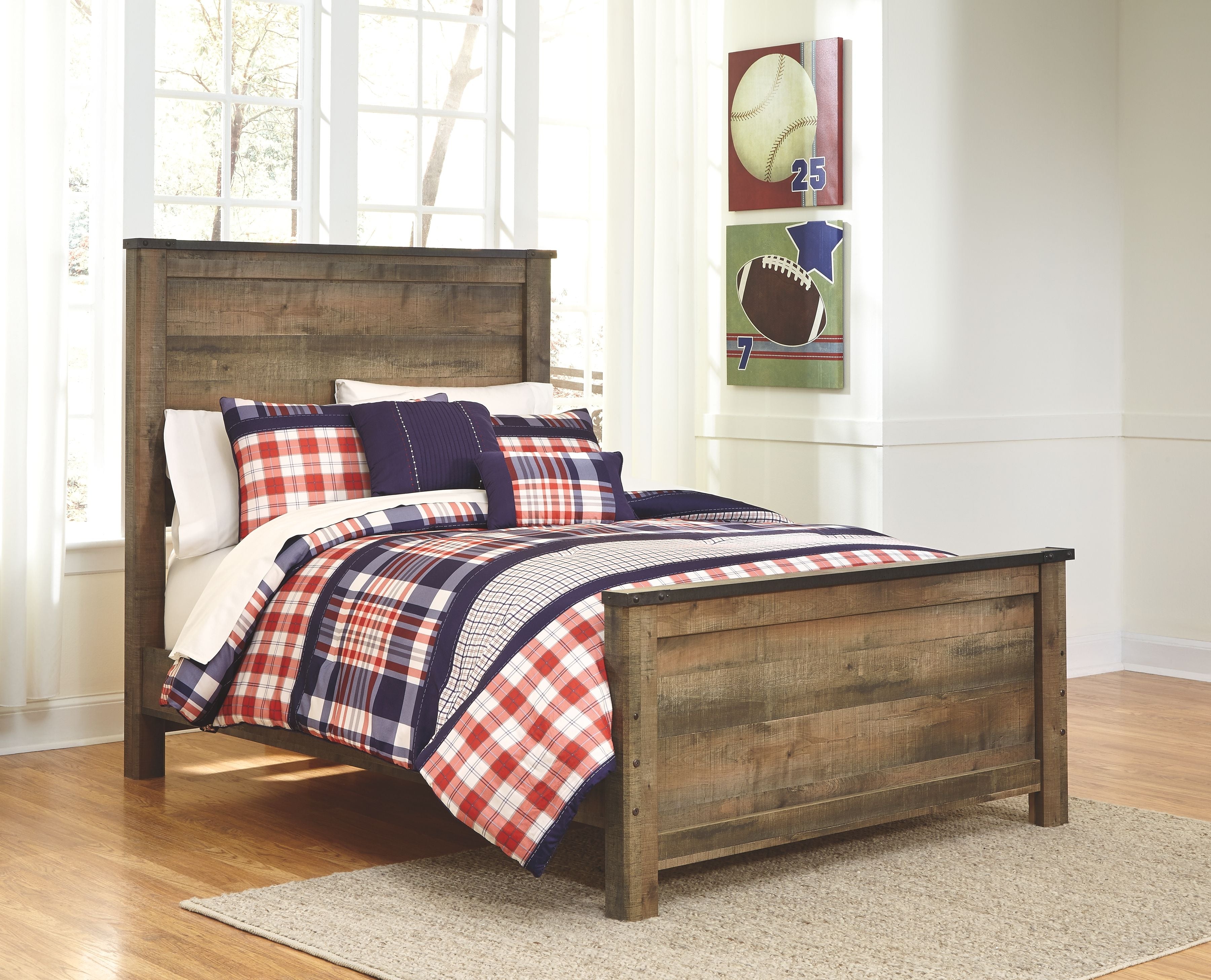 Signature Design by Ashley® Trinell - Panel Bed | Meri Furniture