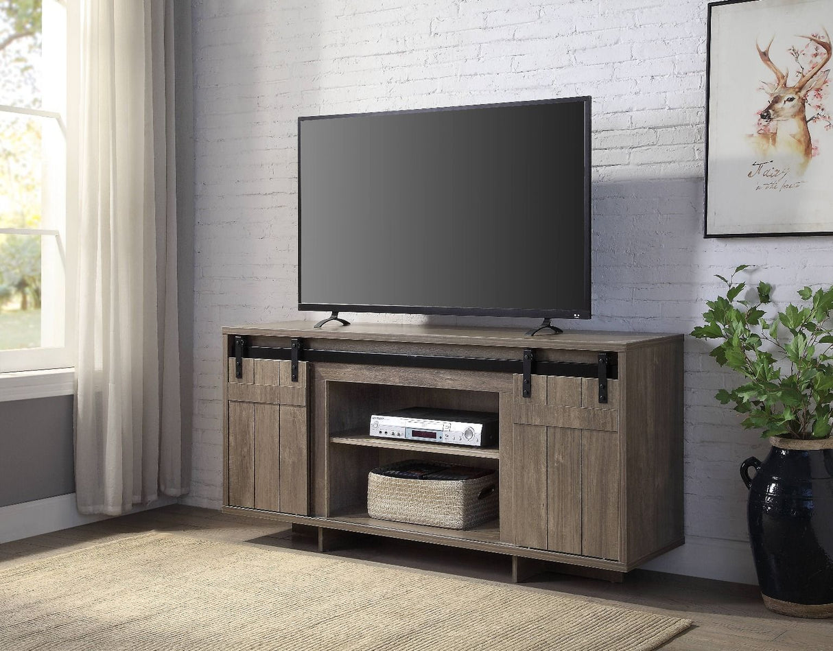 Bellarosa - TV Stand - Gray Washed