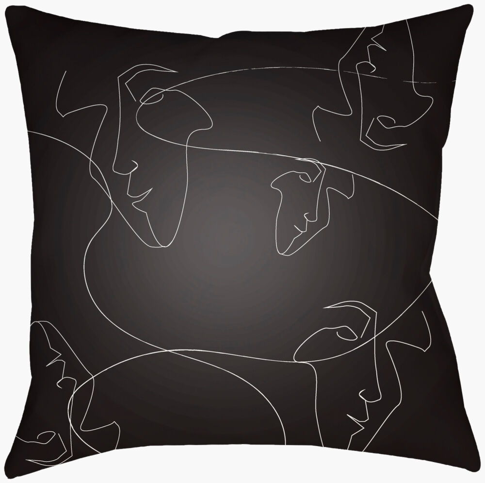 Modern Faces Pillow