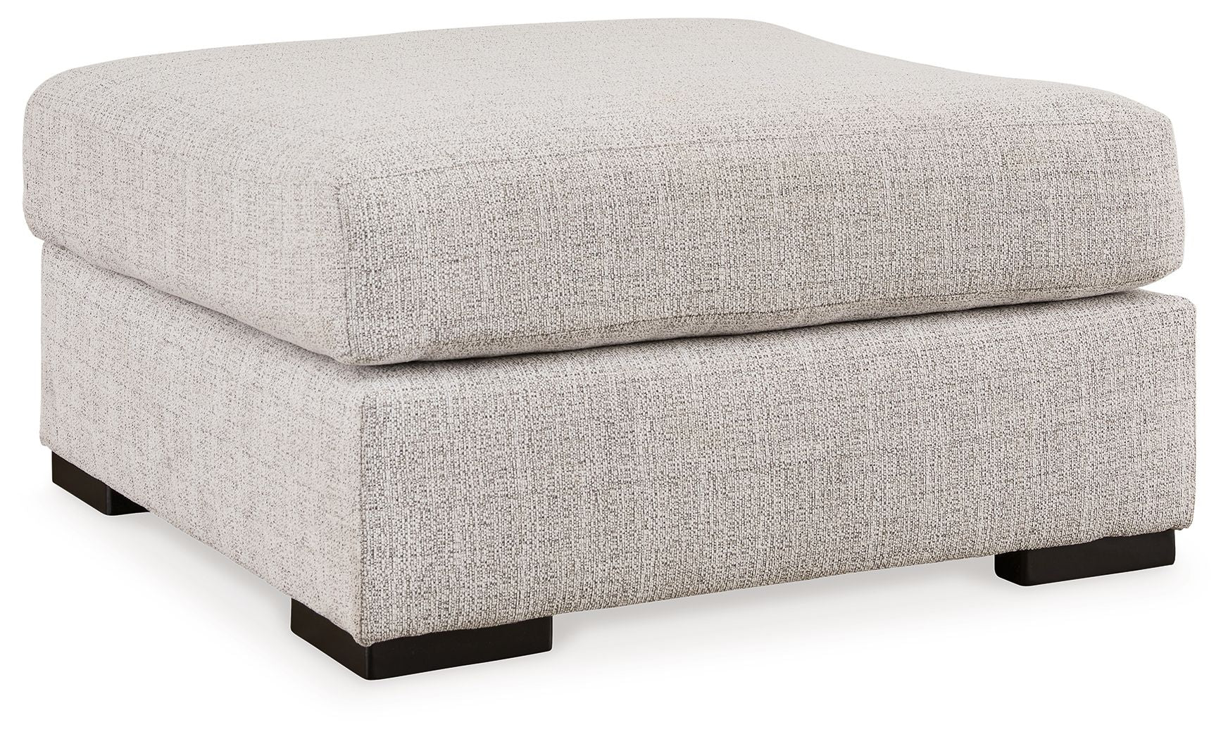 Ashley® Larce - Stone - Oversized Accent Ottoman | Meri Furniture